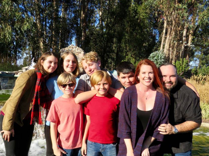 Our big family #blended #family #blogger #wahm