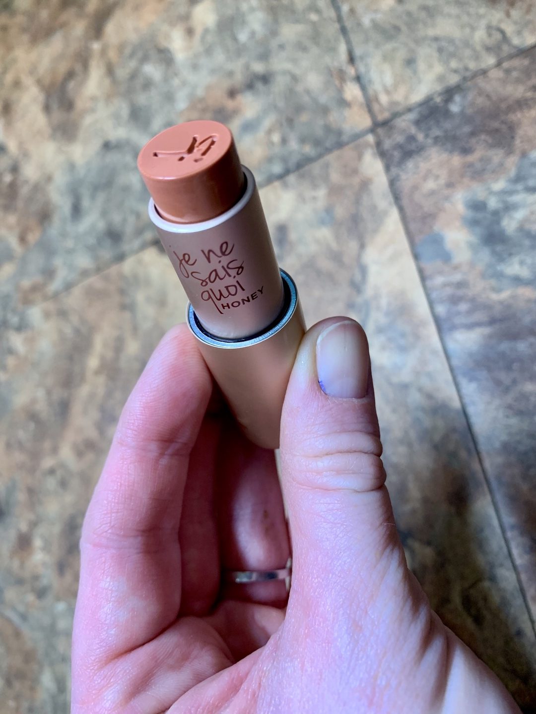 a close up of a lipstick