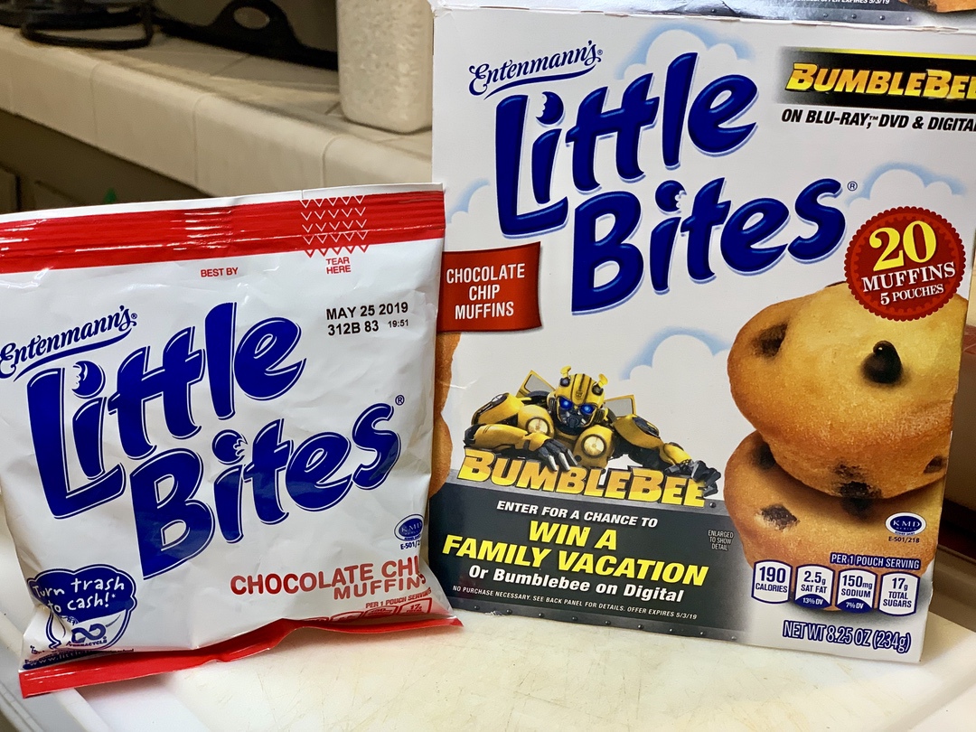 Box of Entenmann's Little Bites Muffins