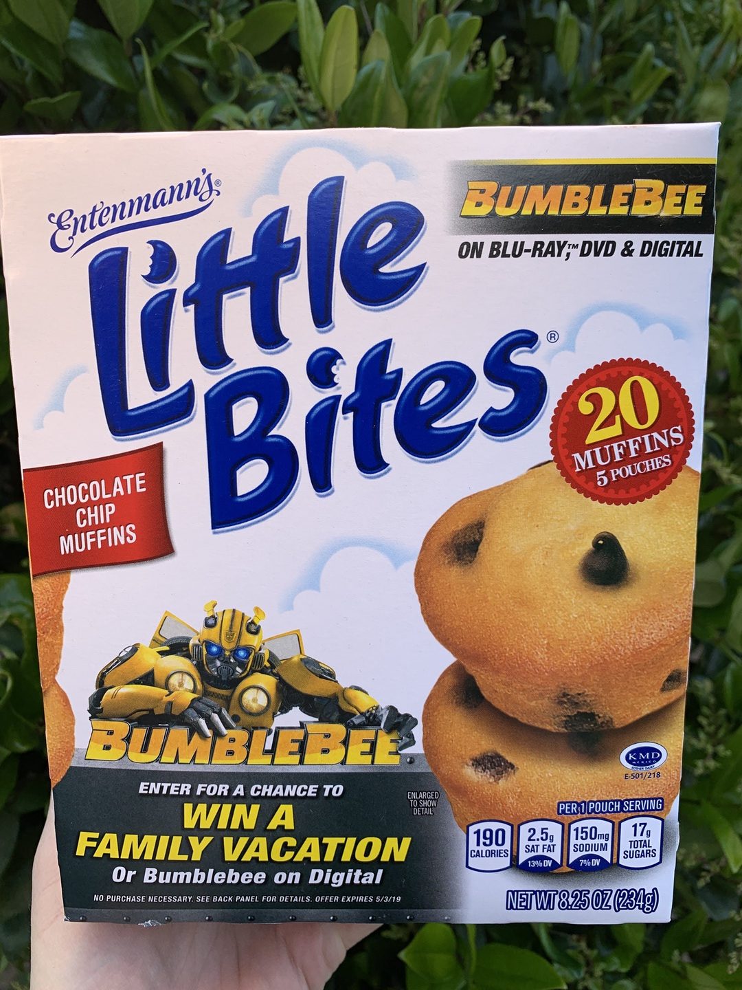 Entenmann's Little Bites Bumblebee Sweepstakes