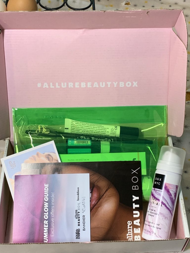 Allure Beauty Box Review - June 2019 - Redhead Mom