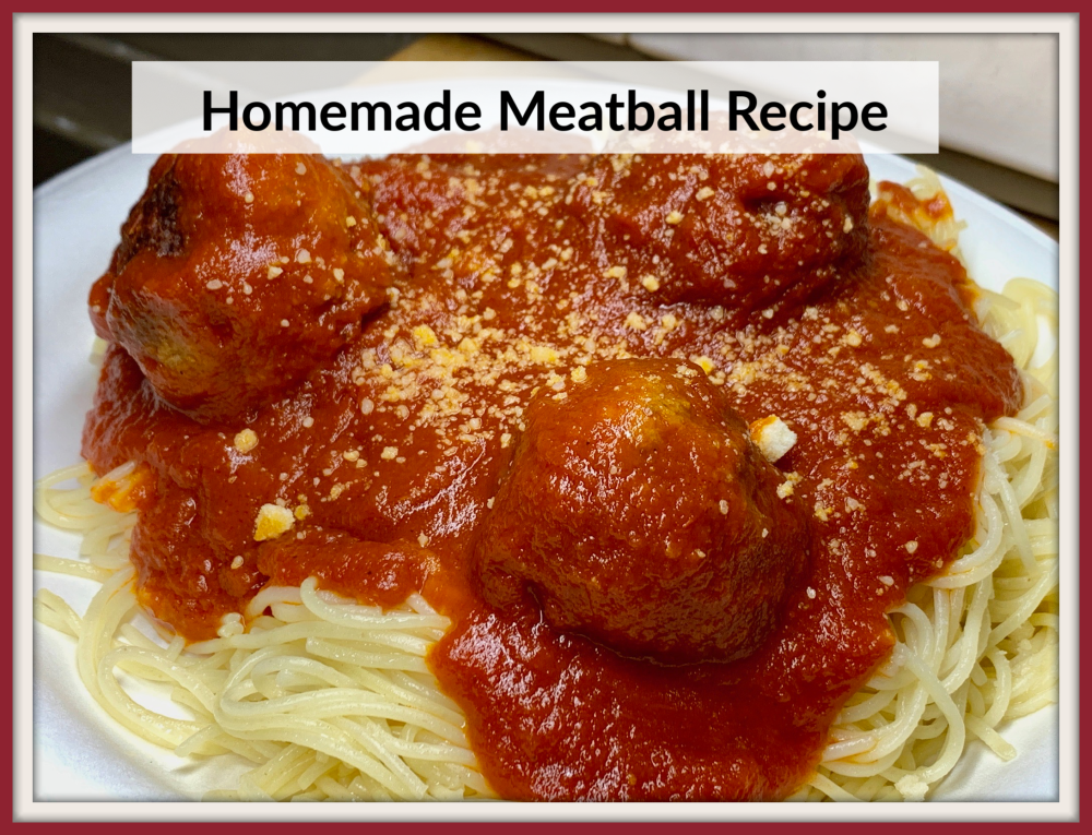 Homemade Meatball Recipe