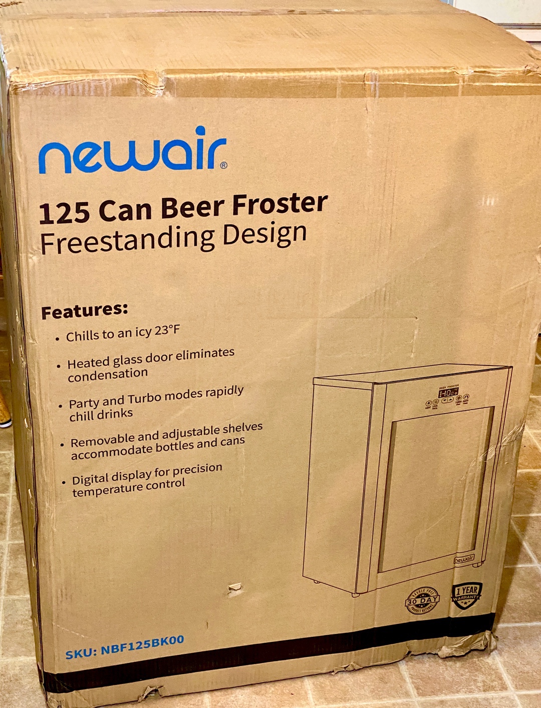 NewAir Beer Fridge Froster