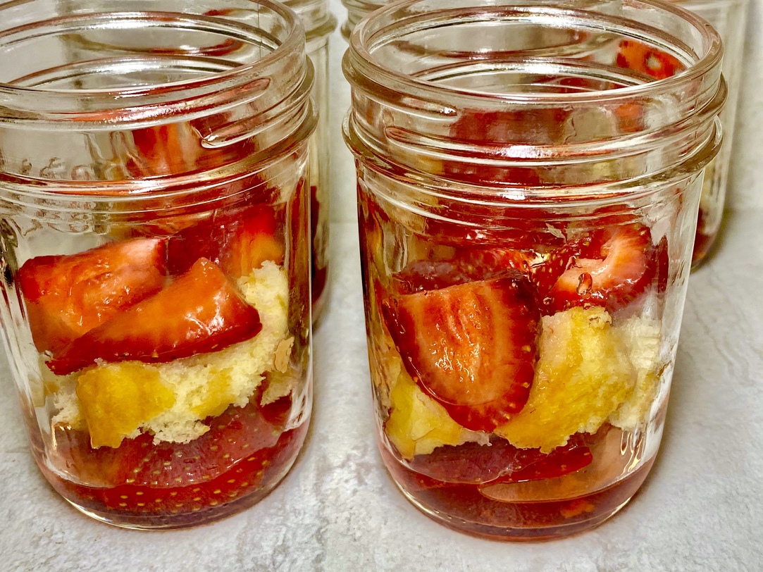 Strawberry Shortcake in a Jar Recipe with Entenmann's