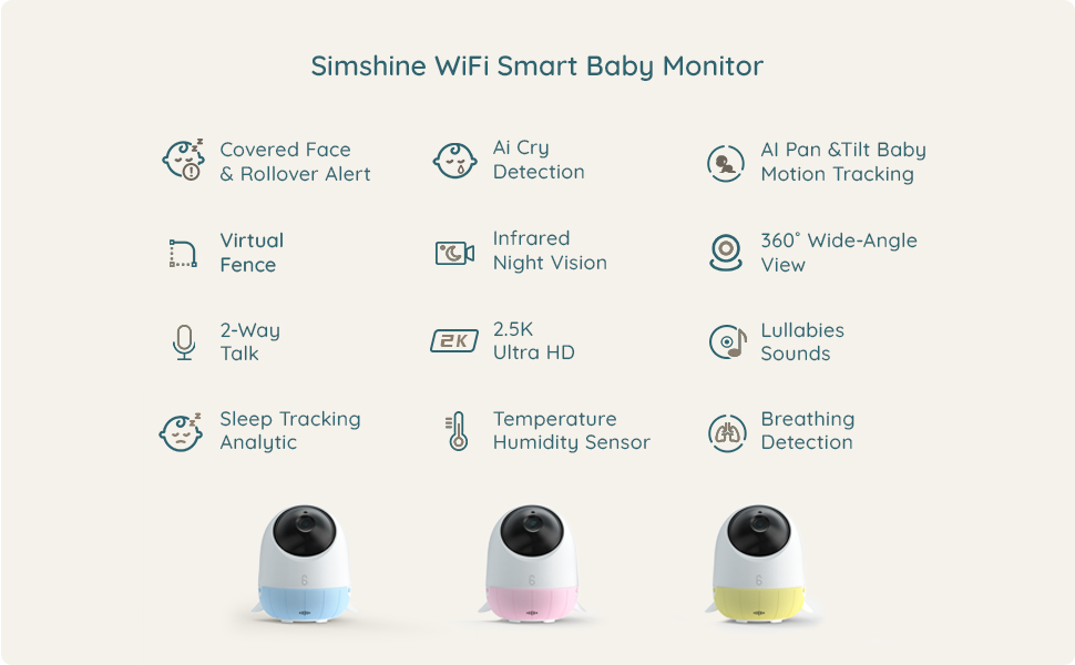 Simshine Wireless Baby Monitor Baby 2